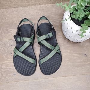 Chaco Z1 Sandals Women's Green and Blue